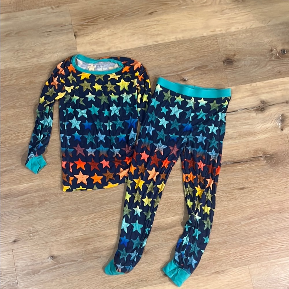 Little Sleepies- Rainbow Stars- 5/6